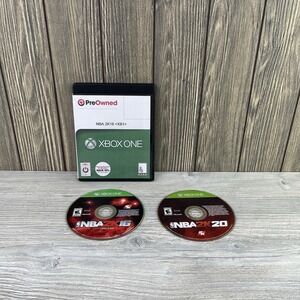 NBA 2K16 & NBA 2K20 Xbox One Game Bundle Very Good Condition Tested